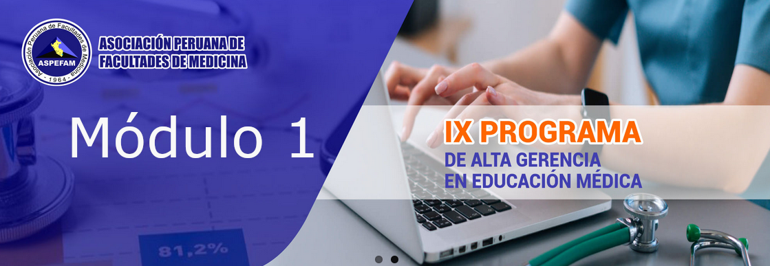 Módulo 01: Gestión Administrativa y Financiera de Facultades de Medicina